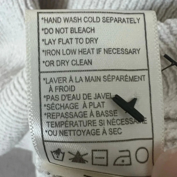 BB Dakota Women’s Sleeveless Knit Sweater Dress Size Medium Cream Mini V-Neck - Picture 5 of 8